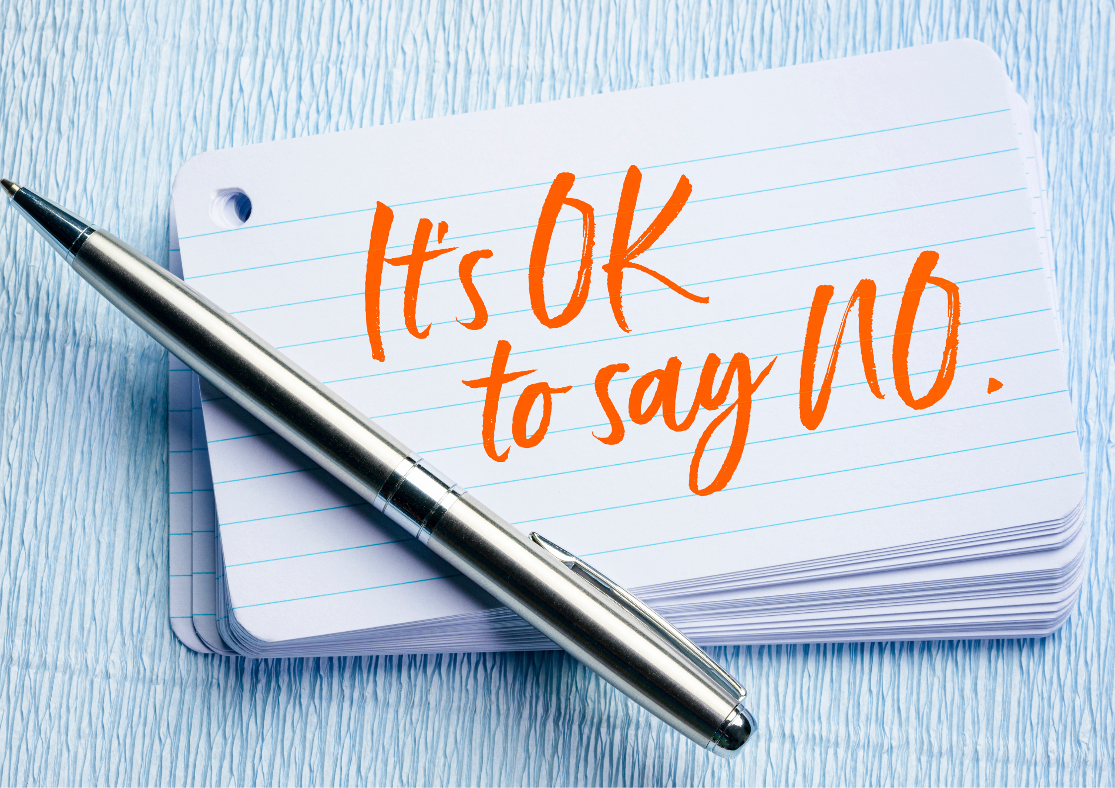 Read more about the article It’s Okay To Say No