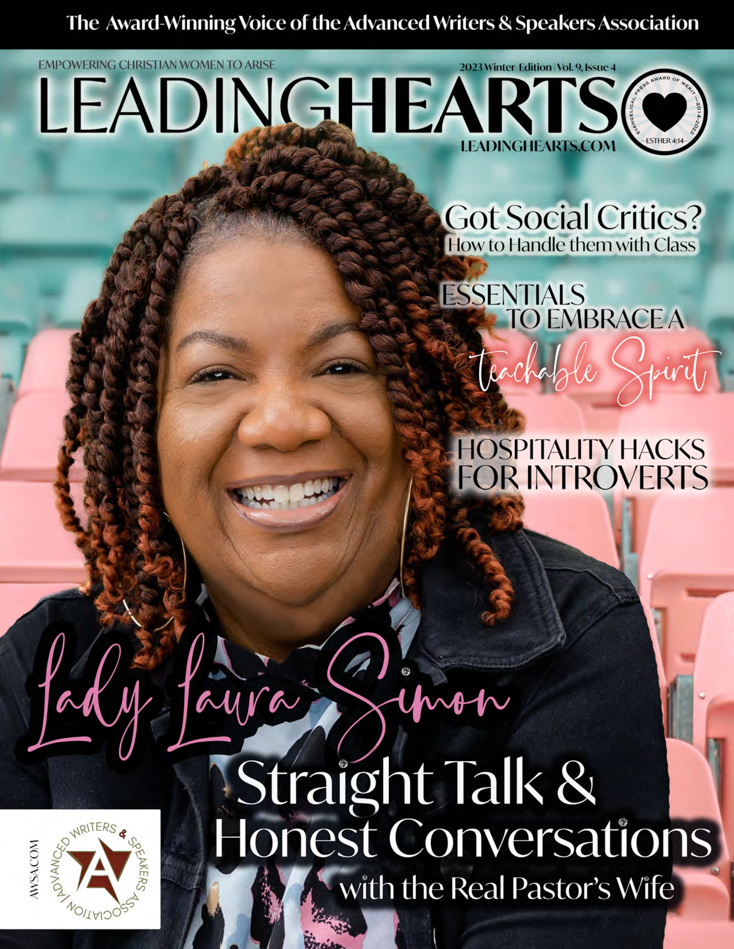 Read more about the article Rev. Laura Simon: It’s Official, I’m a Pharisee—Winter 2023 Issue of Leading Hearts Available Now!