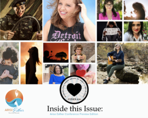 Read more about the article Arise Esther Conference Preview Edition of Leading Hearts Available NOW! Kerri Pomarolli Arise to Laughter